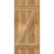 Ekena Millwork Joined Board-n-Batten Shutters w/Z-Bar, Rough Sawn Western Red Cedar, 16 1/8W x 34H, PR RBJ06Z16X034RWR - alternate 2